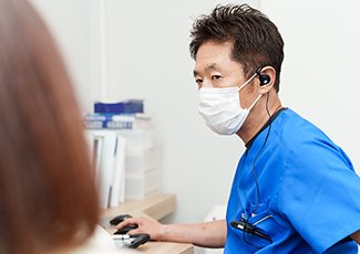 オフィスホワイトニング治療の流れ イメージ1